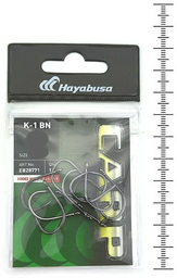 Крючок для рыбалки Hayabusa EB28771-2 одинарный черный 10 шт