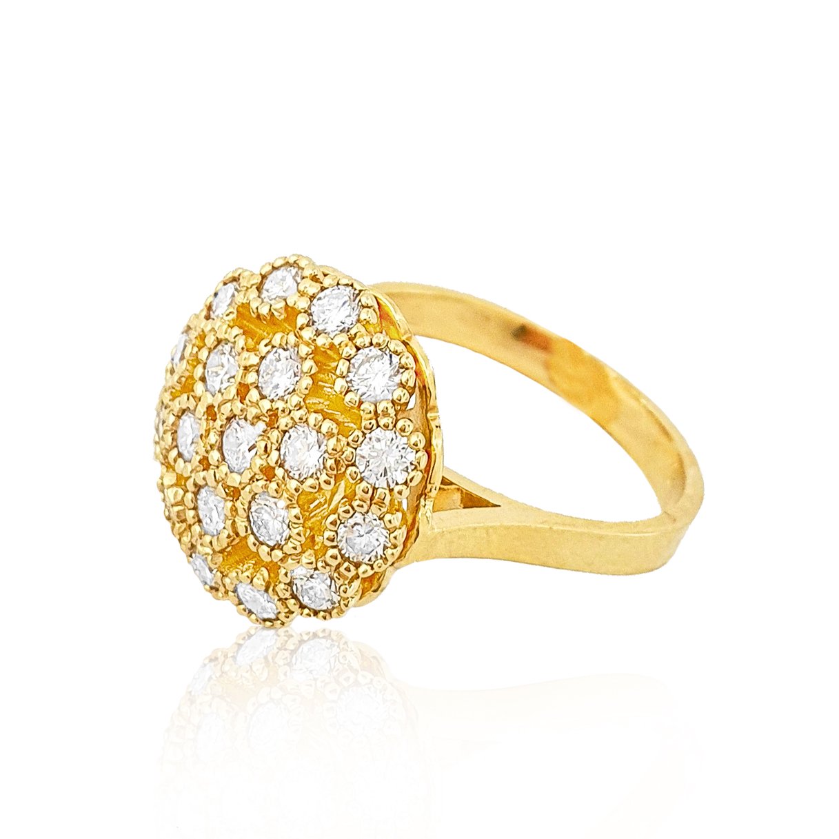 Кольцо Goldos Premium SDR2803 17,5р 5,8гр 0,95ct. купить,NaN