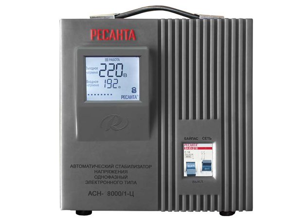 Стабилизатор Ресанта АСН-8000/1-Ц