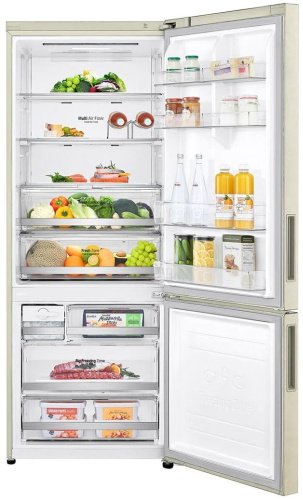 Холодильник LG GC-B569PECM бежевый купить,NaN