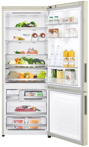 Холодильник LG GC-B569PECM бежевый купить,NaN
