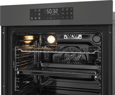 Духовой шкаф MAUNFELD EOEH7614DGR серый купить,NaN