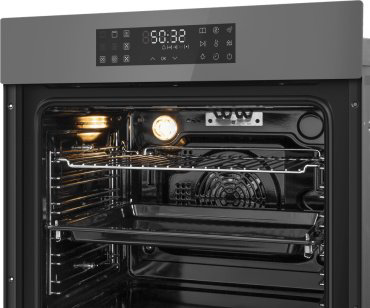 Духовой шкаф MAUNFELD EOEH7614LGR серый купить,NaN