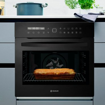 Духовой шкаф HAUSLER HLS-BI61BLG10CGFS черный купить,NaN