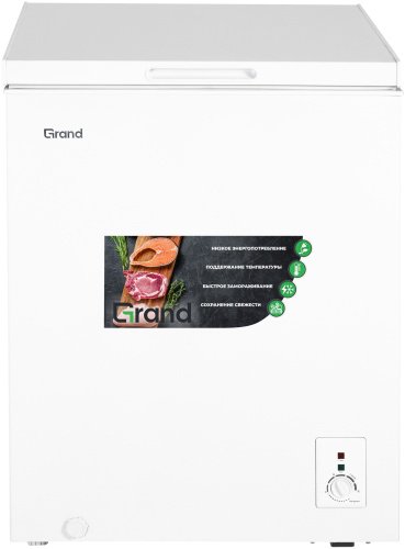 Морозильник GRAND GMCF-150WAAI 142 л белый - ForteMarket Морозильник GRAND GMCF-150WAAI 142 л белый купить,0