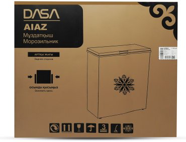 Морозильник DASA AIAZ 249 л белый купить,NaN