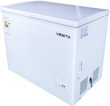 Морозильник Vesta VFC300 250 л белый купить,NaN