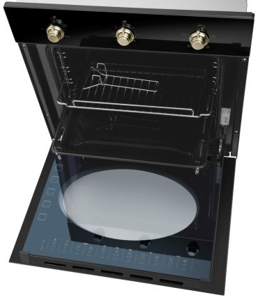 Духовой шкаф MAUNFELD EOGC604RBG.MT черный купить,NaN