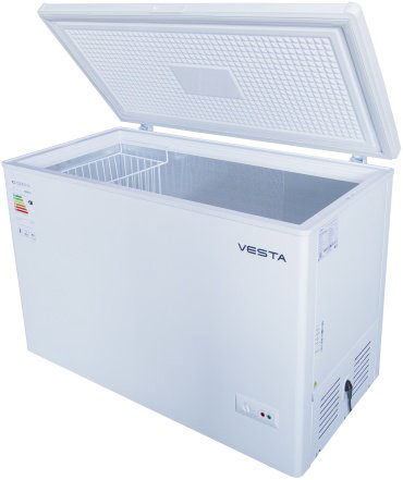 Морозильник Vesta VFC370 330 л белый купить,NaN
