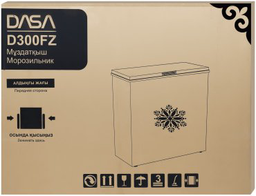 Морозильник DASA D300FZ 300 л белый купить,NaN