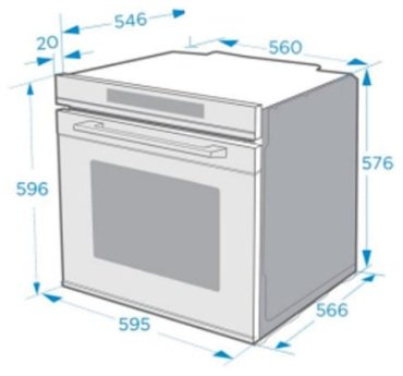 Духовой шкаф MAUNFELD MEOM729PB201 черный купить,0