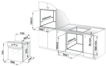 Духовой шкаф GEFEST ЭДВ ДА 622-02 К коричневый купить,NaN