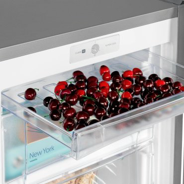 Морозильник NORDFROST DF 260NF SAP 105 л серебристый купить,NaN