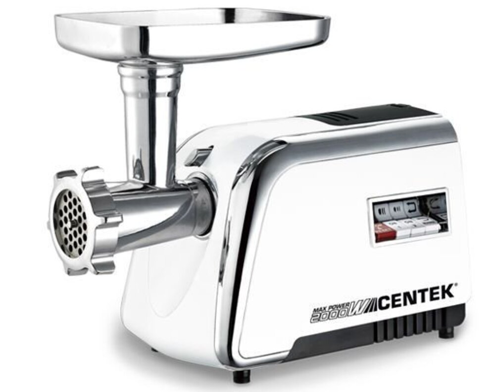 Мясорубка Centek CT-1602 бело-серебристая  купить,NaN