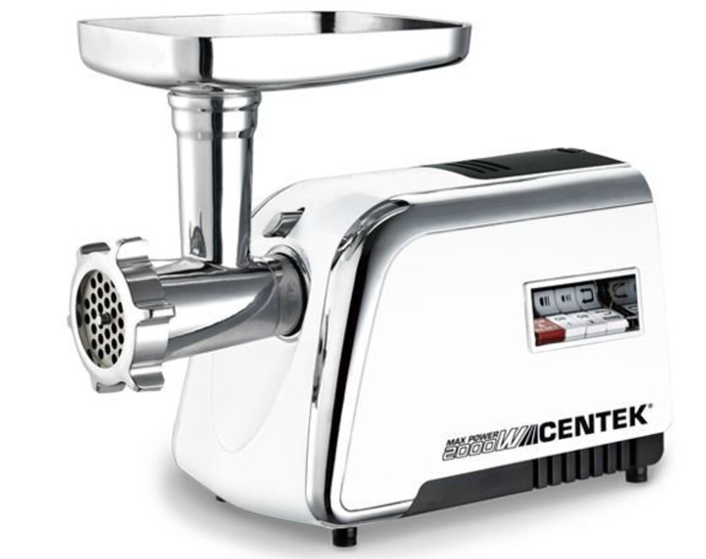 Мясорубка Centek CT-1602 бело-серебристая  купить,NaN