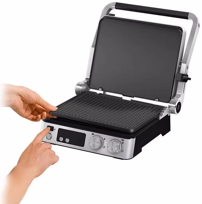 Электрогриль Braun CG7044 серебристый купить,NaN
