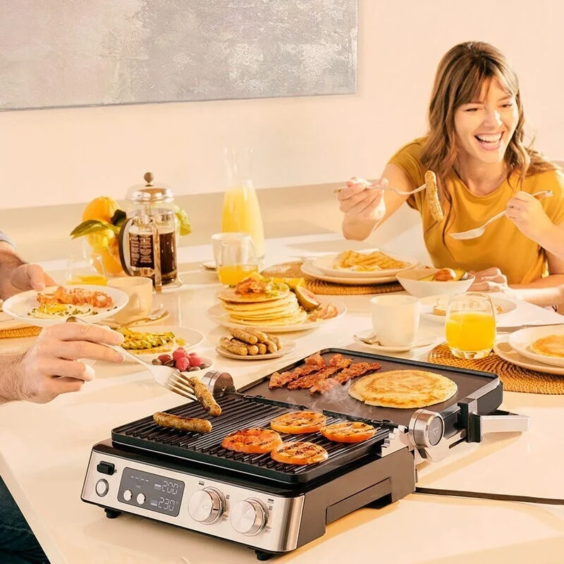 Электрогриль Braun CG7044 серебристый купить,NaN