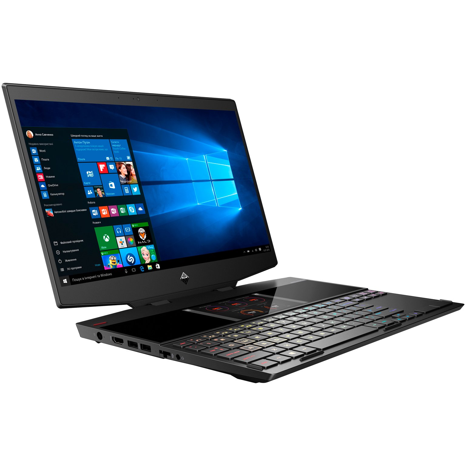 Ноутбук HP Omen X 2S 15-DG0007UR Black