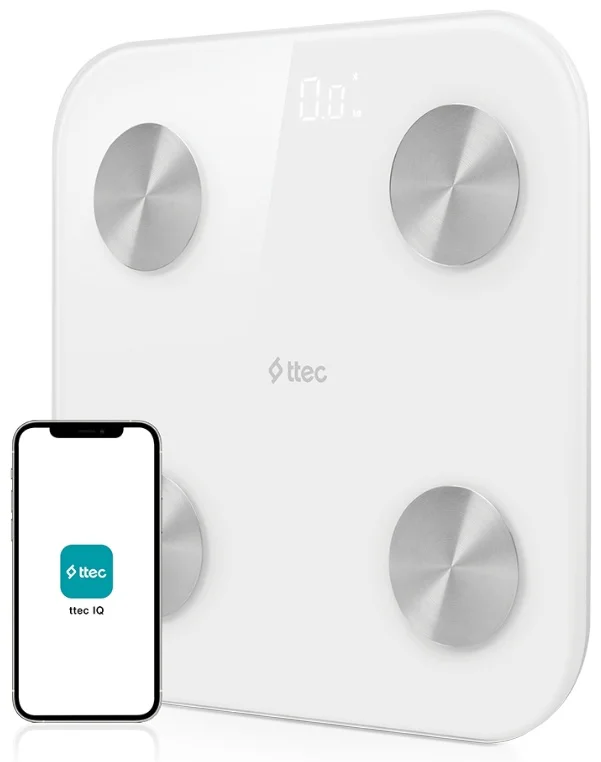 Весы напольные TTEC Sensi Smart Scale электронные, диагностические 2AT01 до 180 кг