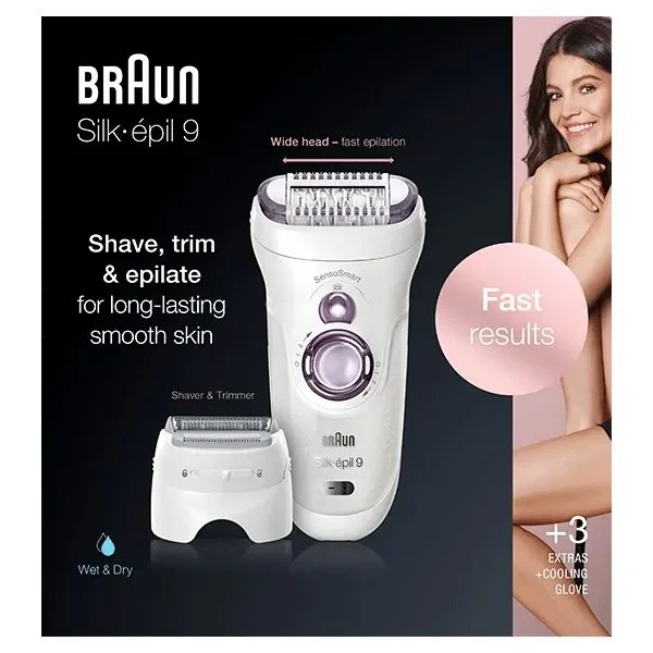 Эпилятор Braun Silk-épil 9 9-710 WHT/PUR MN - ForteMarket Эпилятор Braun Silk-épil 9 9-710 WHT/PUR MN купить,0