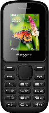 Мобильный телефон Texet TM-130 Black купить,NaN