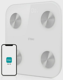Весы напольные TTEC Sensi Smart Scale электронные, диагностические 2AT01 до 180 кг