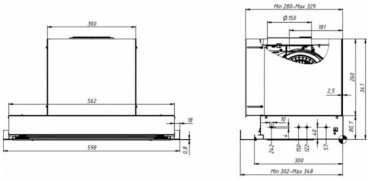 Вытяжка Franke T-FORM CR 60 серебристый