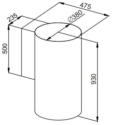 Вытяжка MAUNFELD Lee Wall sensor 39 серебристый
