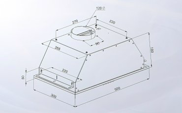 Вытяжка Artel ART Canopy 350 Black черный - ForteMarket Вытяжка Artel ART Canopy 350 Black черный купить,39990