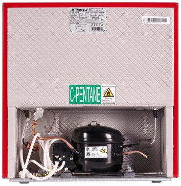 Холодильник MAUNFELD MFF50RR красный - ForteMarket Холодильник MAUNFELD MFF50RR красный купить,0
