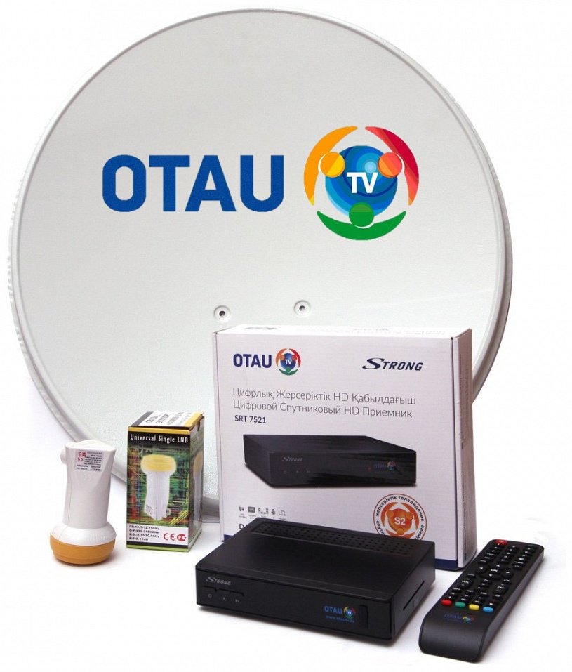 Комплект спутникового телевидения OTAU TV с приставкой