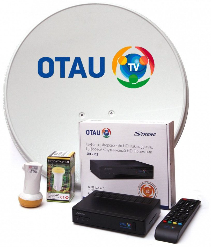 Комплект спутникового телевидения OTAU TV с приставкой купить,70000