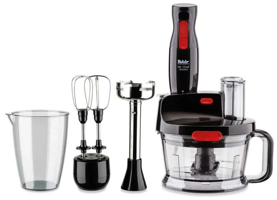 Блендер Fakir Mr Chef Quadro черно-красный