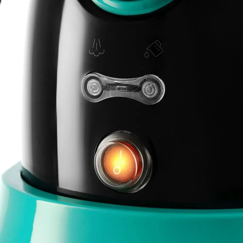 Пароочиститель Kitfort KT-9102-3 черно-бирюзовый