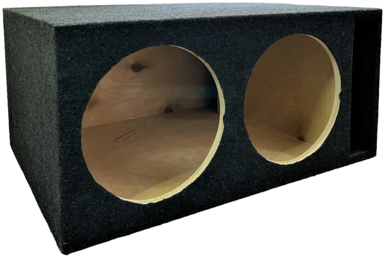 Короб по 2 сабвуфера 12" щель