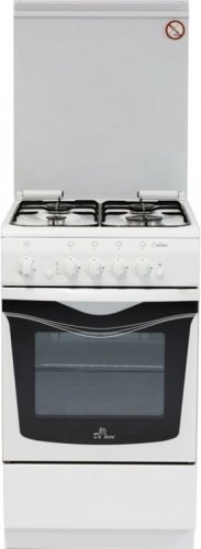 Кухонная плита De Luxe 506040.04г кр чр белый