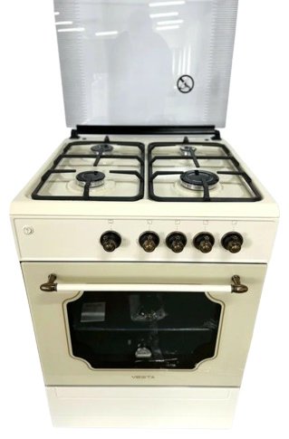 Кухонная плита Vesta Bergamo VGG 10-G бежевый - ForteMarket Кухонная плита Vesta Bergamo VGG 10-G бежевый купить,0
