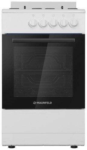 Кухонная плита MAUNFELD MGC50GEW01 белый - ForteMarket Кухонная плита MAUNFELD MGC50GEW01 белый купить,0