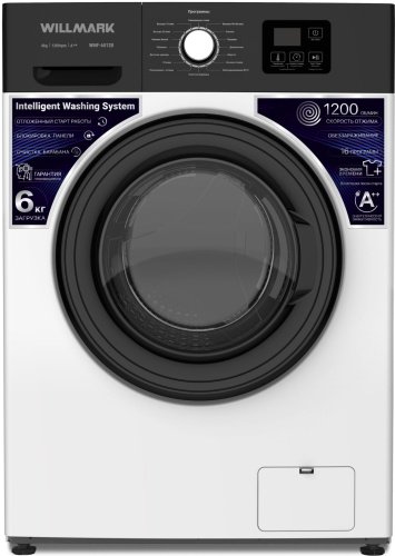 Стиральная машина Willmark WMF-6012B белый, черный