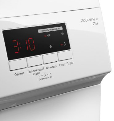Стиральная машина MAUNFELD MFWM127WH05 белый купить,NaN