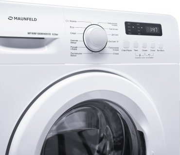 Стиральная машина MAUNFELD MFWM106WH051D белый купить,0