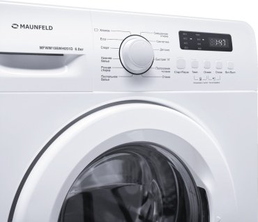 Стиральная машина MAUNFELD MFWM106WH051D белый купить,NaN