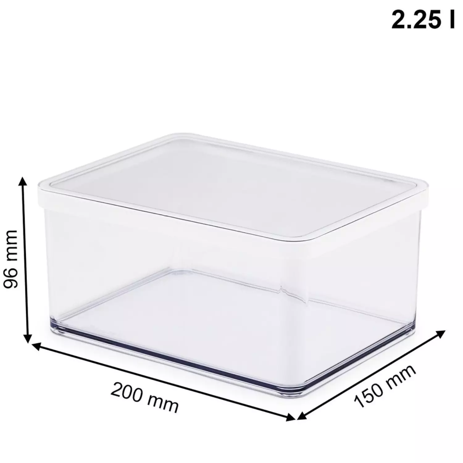 Ёмкость для сыпучих продуктов Rotho Loft 1161090000 2,25 л белый купить,NaN