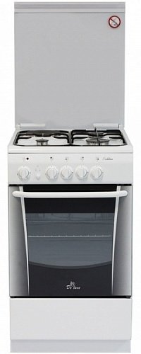 Кухонная плита De luxe 506031.01гэ кр белый