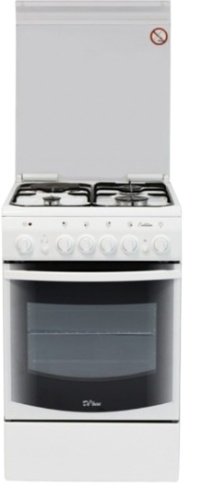 Кухонная плита De Luxe 506040.01гэ (кр) белый