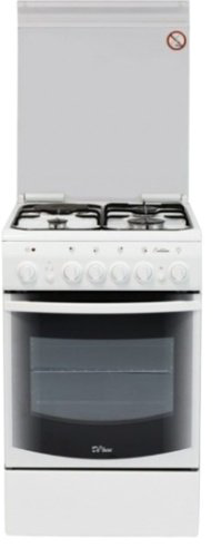Кухонная плита De Luxe 506040.01гэ (кр) белый