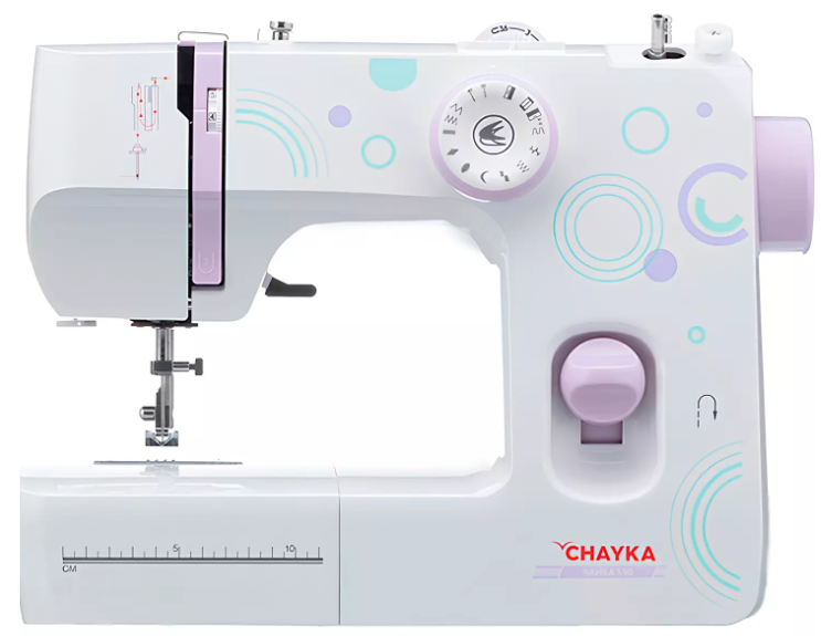 Швейная машина CHAYKA ЧАЙКА 590 белый, фиолетовый купить,NaN