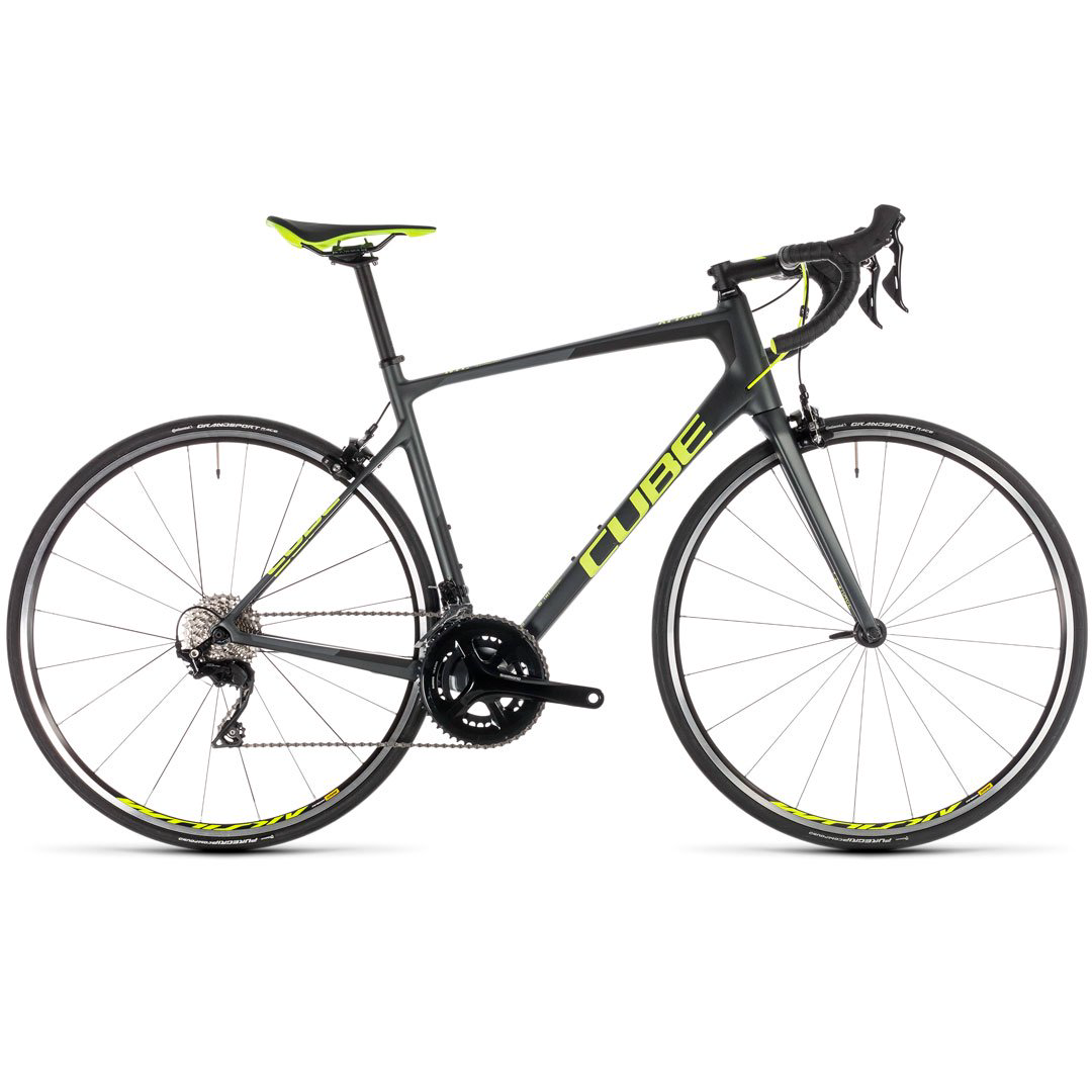 Велосипед Cube Attain GTC Pro 2019 50cm 28 iridium-n-flashyellow купить,NaN