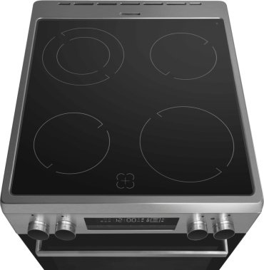 Кухонная плита MAUNFELD MEC511CS09TD стальной - ForteMarket Кухонная плита MAUNFELD MEC511CS09TD стальной купить,0