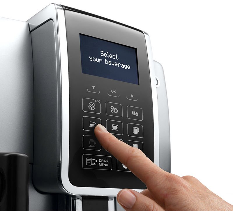 Кофемашина DeLonghi Ecam 350.75.S серебристая купить,0